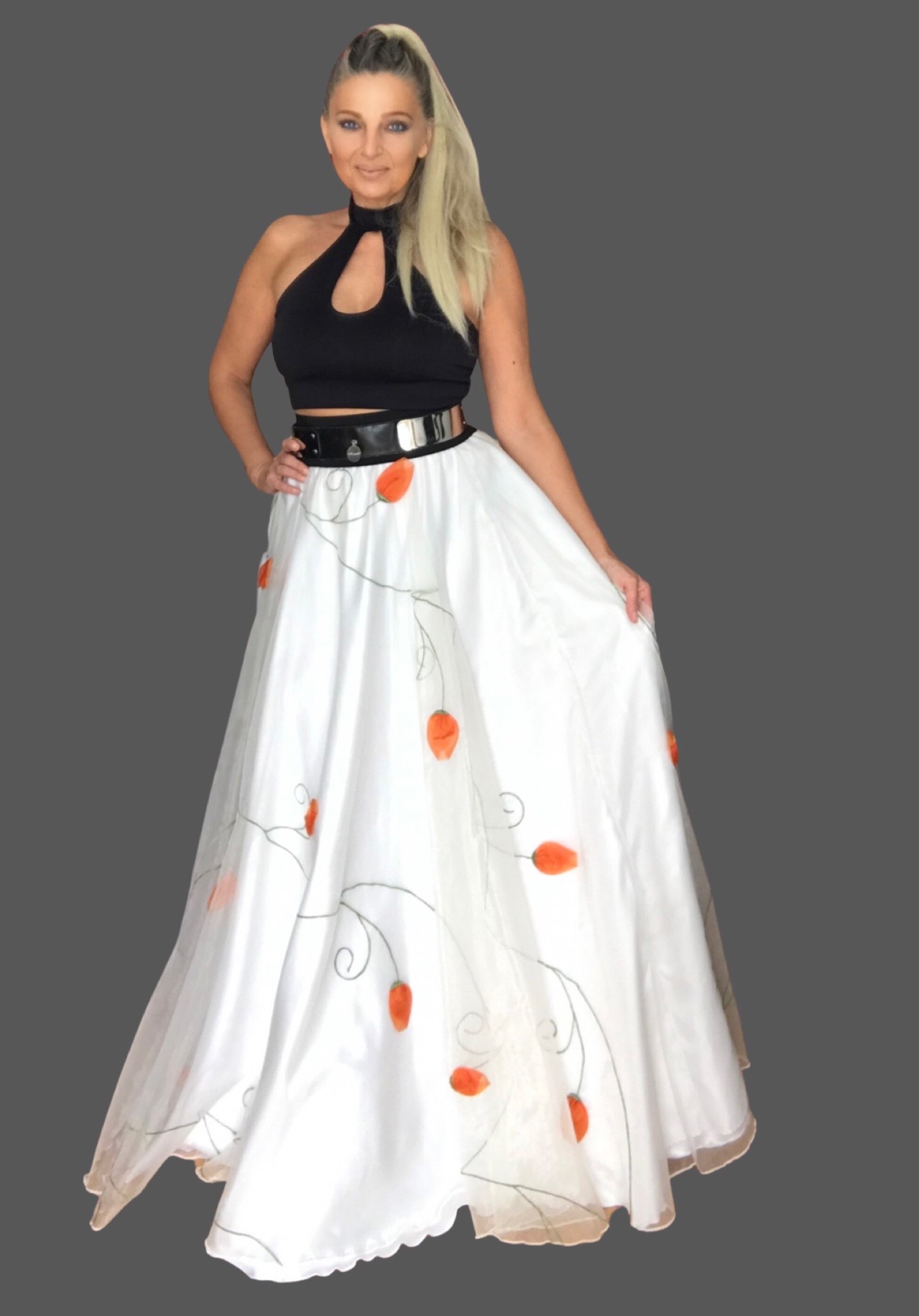 Dlouhá společenská sukně BOROS SK-L-ORG 02